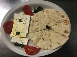 Pita-Feta Cheese in Olive Oil